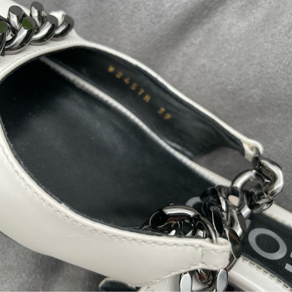 Tom Ford LEATHER CHAIN SLINGBACK PUMP 50MM - Picture 8 of 13